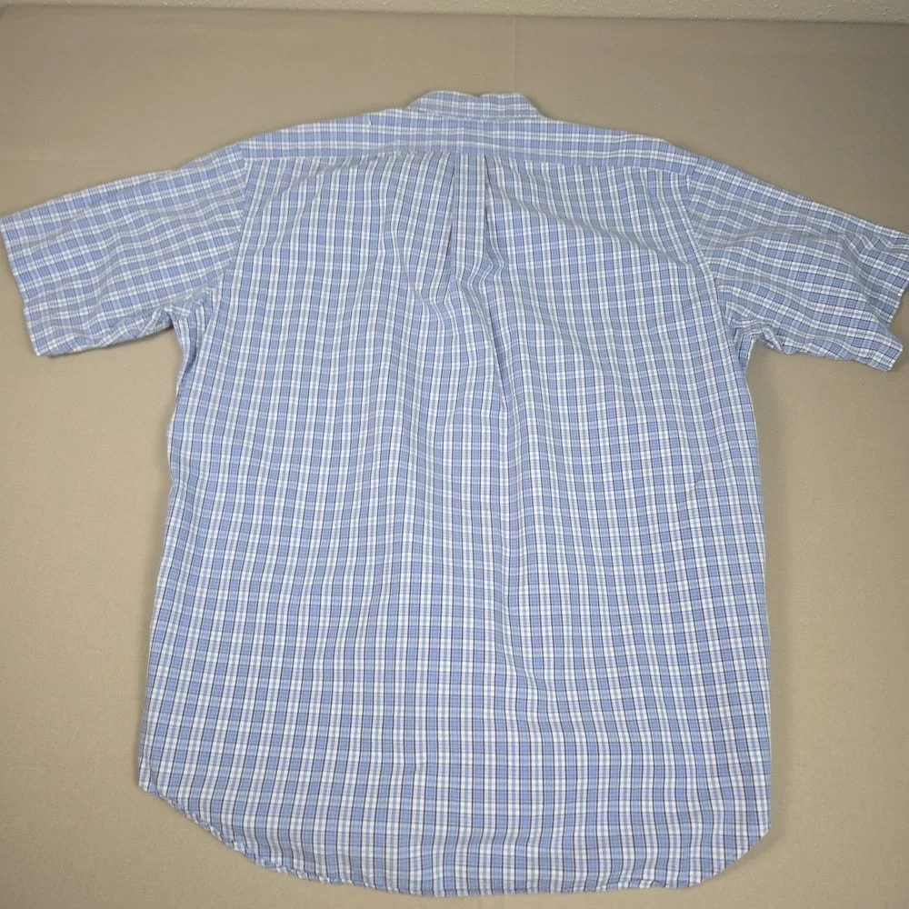 Polo Ralph Lauren Blake Men's L Multicolor Check Button-Up Shirt Two Ply Cotton